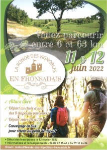 RONDE DES VIGNOBLES EN FRONSADAIS