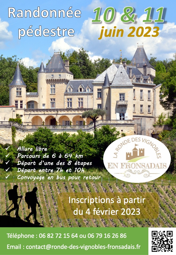 Affiche flyer Ronde 2023 recto