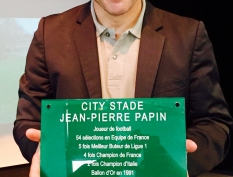 Inauguration City Stade Jean Pierre Papin