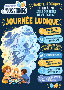 Journée Ludique @ Salle des Fêtes de Villegouge